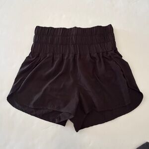 HYFVE Black High-Waist Shorts